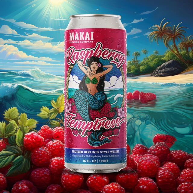 A fresh new look for a crowd favorite!🍺 Designed a new label for Raspberry Temptress.🧜 Great working with the crew over at @makai_brewing_co to re-style this amazing beer!🍻
#designlabel #beerlabeldesign #beerlabel #beerporn #design #graphicdesign #branding #art #graphicdesigner #designer #illustration #marketing #illustrator #creative #graphic #photoshop #brandidentity #typography #beerfacelift #makaibrewingcompany