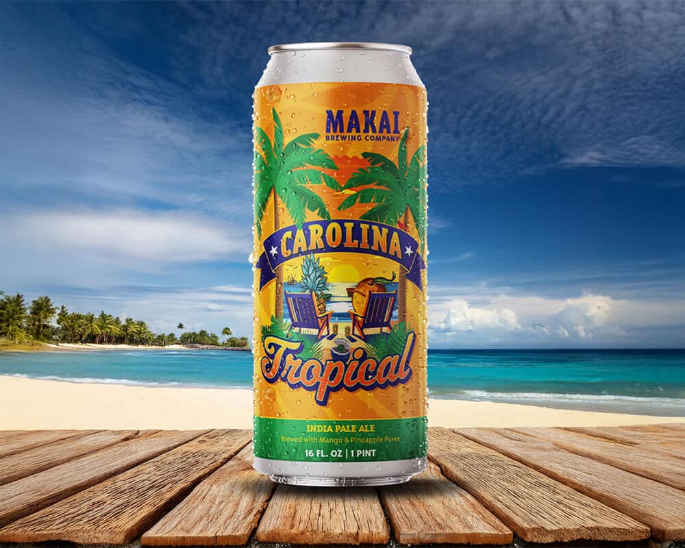 CAROLINA TROPICAL IPA Mockup CAROLINA TROPICAL IPA Mockup