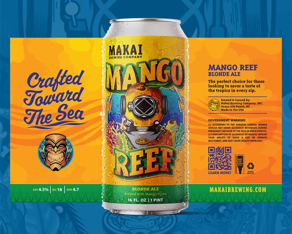 MANGO REEF Label MANGO REEF Label