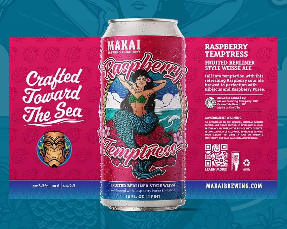 Raspberry Temptress Label Raspberry Temptress Label