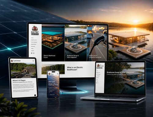 The Electric Boathouse Website Design & Development