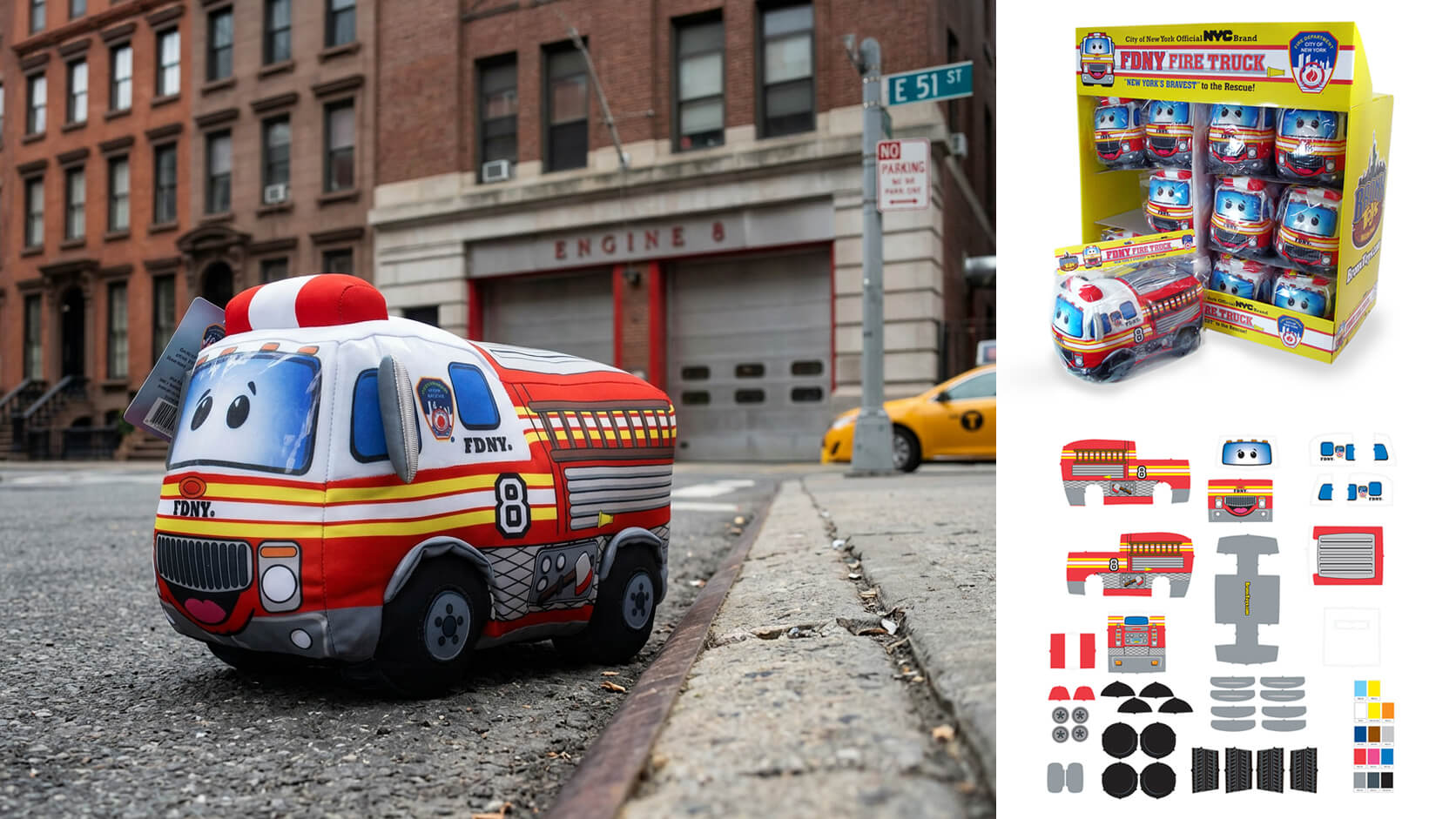 Bronx Toys FDNY Plush MS Design Plush Toy Design
